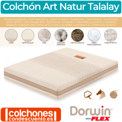 Colchón Articulado Natur Talalay de Dorwin