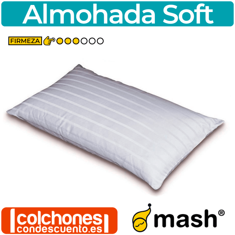 Almohada Fibra Soft Suave de Mash 