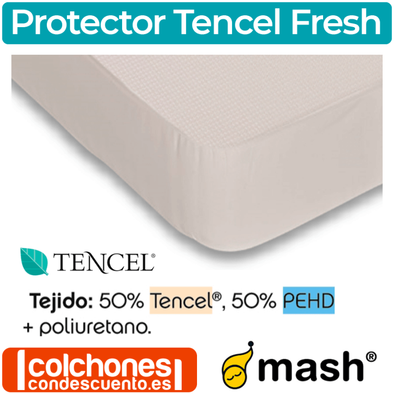 Protector de Mash Tencel Fresh ColchonesconDescuento.es.
