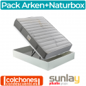 Pack Canapé de Naturbox + Colchón Arken de Sunlay Grupo Pikolin
