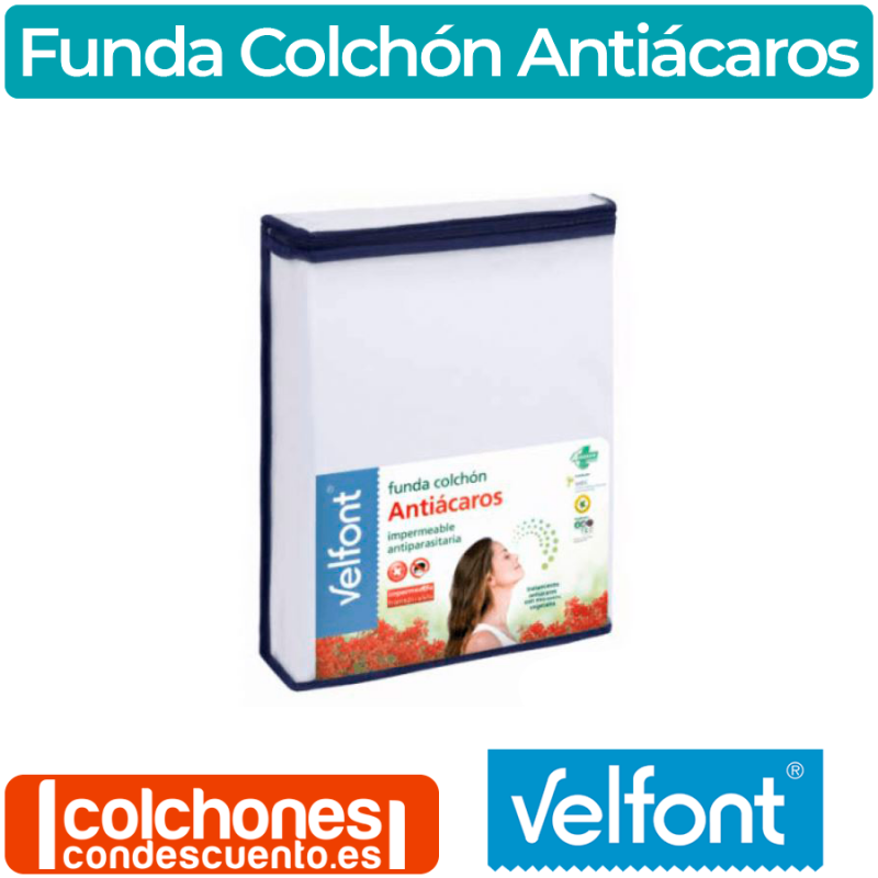 Essentials Protector de colchón Impermeable y Transpirable antialérgico,Anti-acaros,Antibacteriano colchón-140x190/200cm UMI 