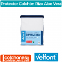 Protector Colchón Impermeable Rizo Aloe Vera de Velfont®