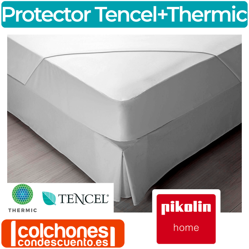 Protector de Colchón y Bajera Pikolin Home 2en1 Tencel® + Thermic®