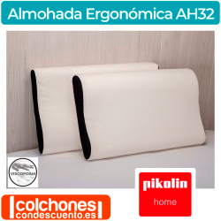 Almohada Ergonómica Doble Funda AH32 de Pikolin Home