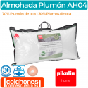 Almohada 70% Plumón Antiácaros AH04 de Pikolin Home