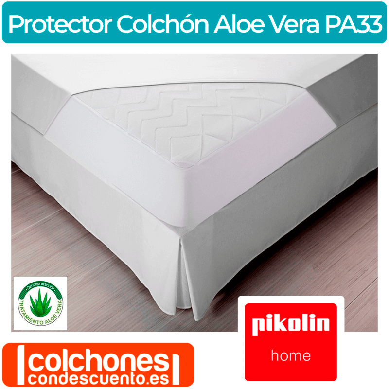 Protector de Colchón Acolchado Impermeable PA33 de Pikolin Home