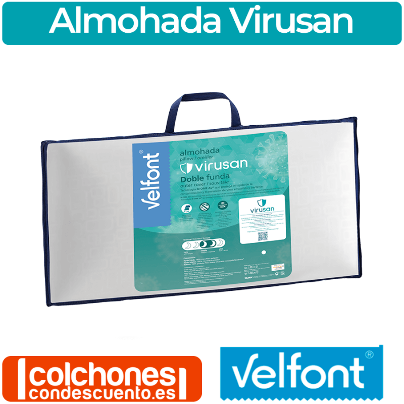 Almohada Antibacteriana Virusan Velfont®