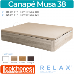 Canapé Abatible Transpirable Musa 38 de Relax