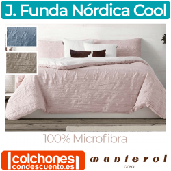 Juego de Funda Nórdica Cool 001 100% Microfibra de Manterol Casa