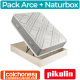 Pack Canapé Naturbox + Colchón Arce Pikolin