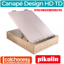 Canapé Abatible Madera Design HD Doble Tapa de Pikolin