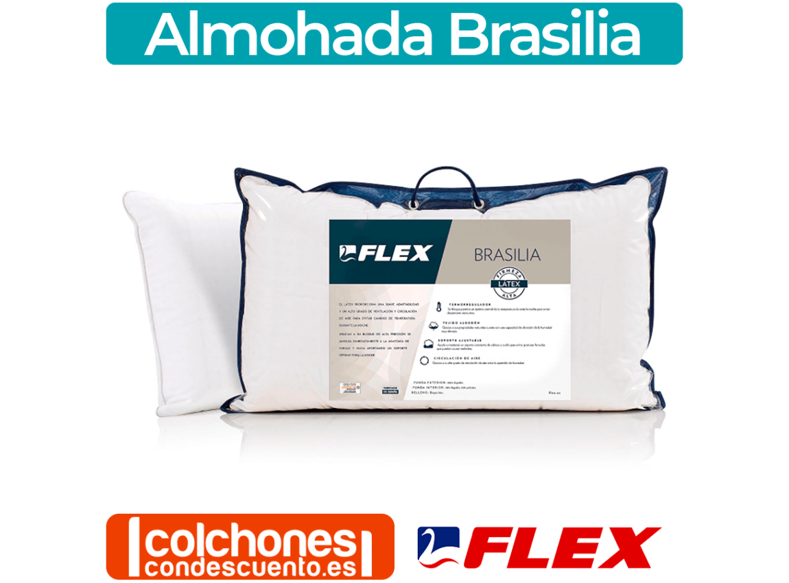 Almohada Látex Brasilia de Flex