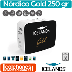 Relleno Nórdico Plumón Gold 250 gr de Icelands