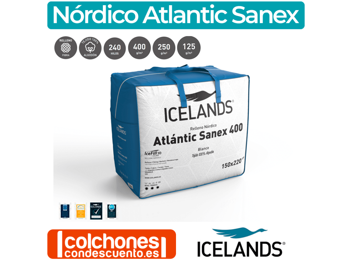 Relleno Nórdico Atlántic Sanex de Icelands 