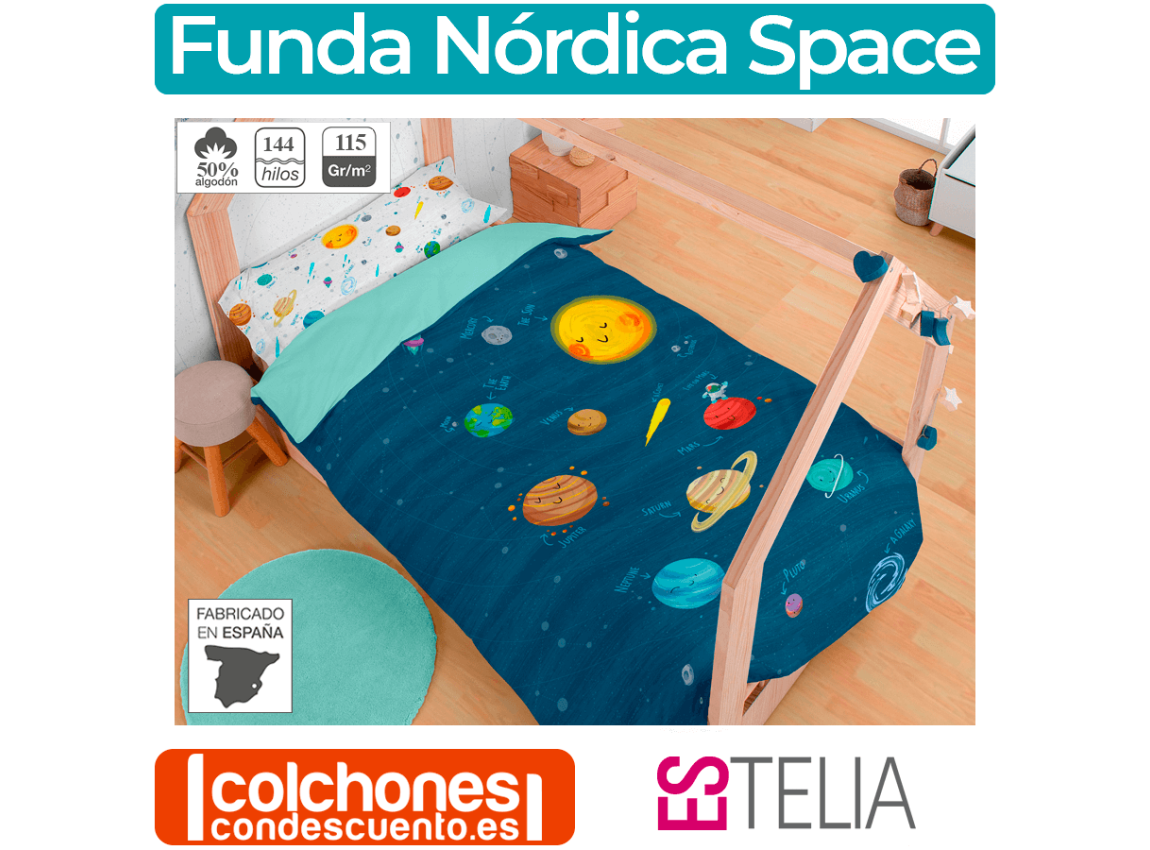 Juego Funda Nórdica Space de Estelia