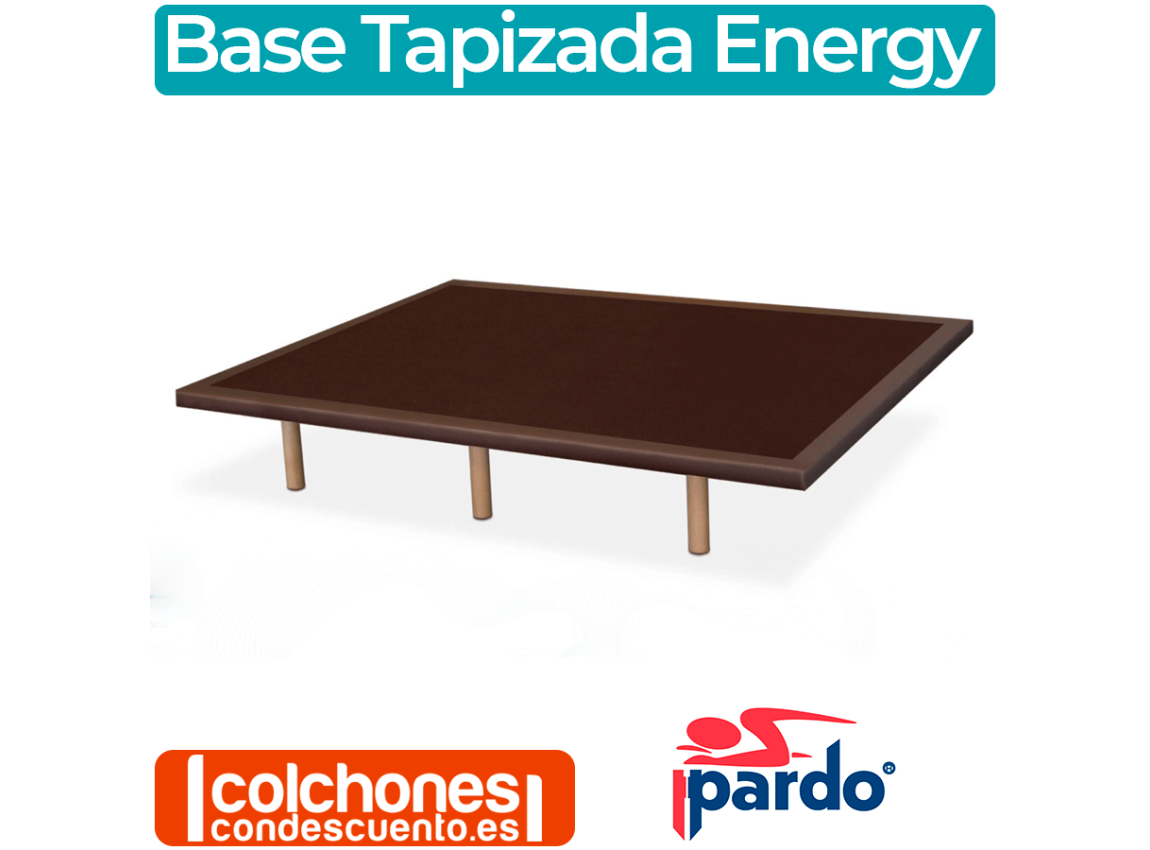 Base Tapizada Energy de Pardo