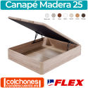 Canapé Abatible Madera 25 Con Tejido Transpirable 3D de Flex