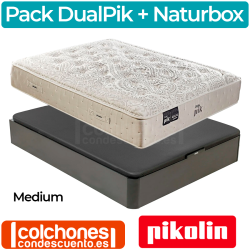Pack Canapé Naturbox + Colchón DualPik Medium Pikolin