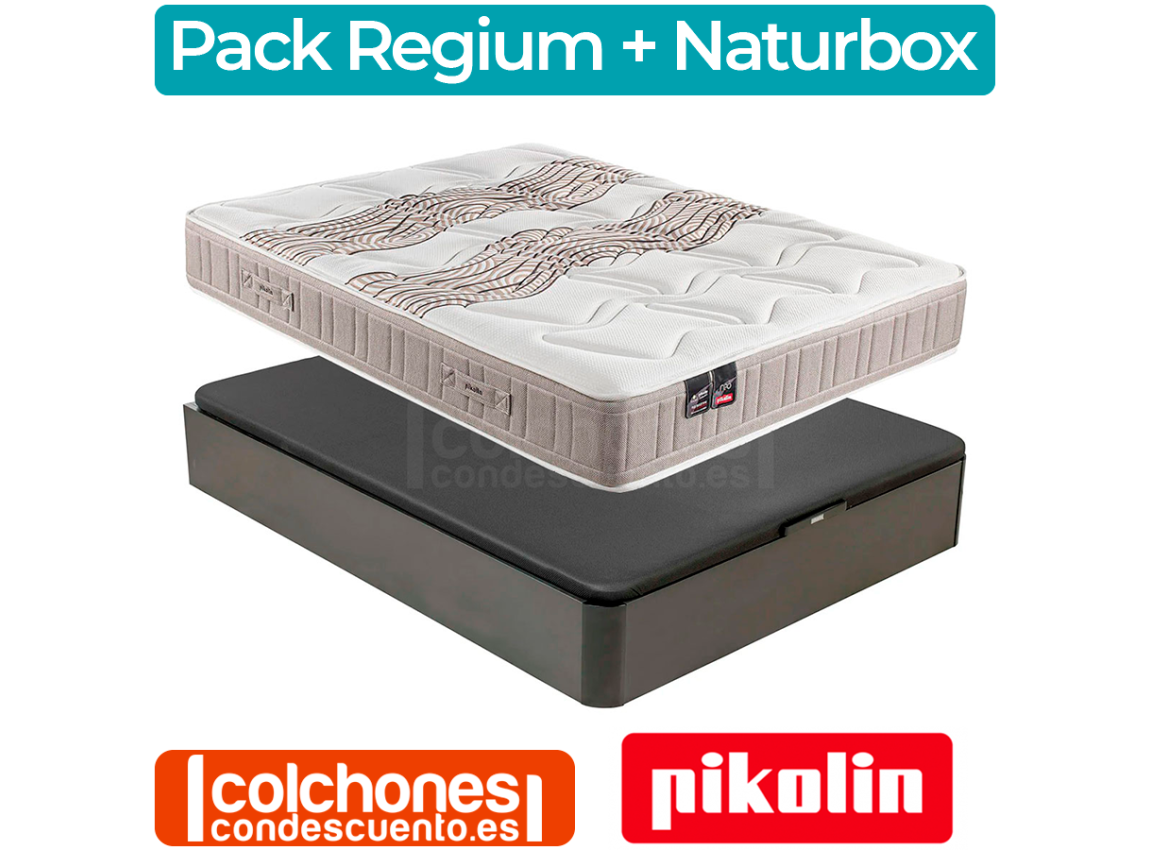 Pack Canapé Naturbox + Colchón Neo Regium Pikolin