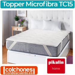 Topper Microfibra Hipoalergénico 3 cm TC15 de Pikolin Home