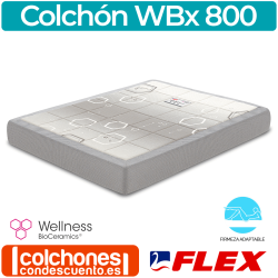 Colchón Flex WBx 800 Visco y BioCeramics