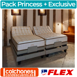 Pack Colchón Flex Princess + Somier articulado Exclusive