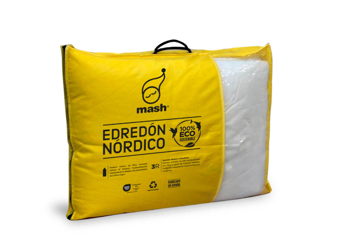 Compra on line tu edredón nórdico ecológico acrilico 400 gr. Marca española  Mash