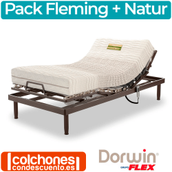 Pack Colchón Natur ART + Somier Articulado Fleming Dorwin
