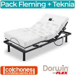 Pack Colchón Teknia ART + Somier Articulado Fleming Dorwin