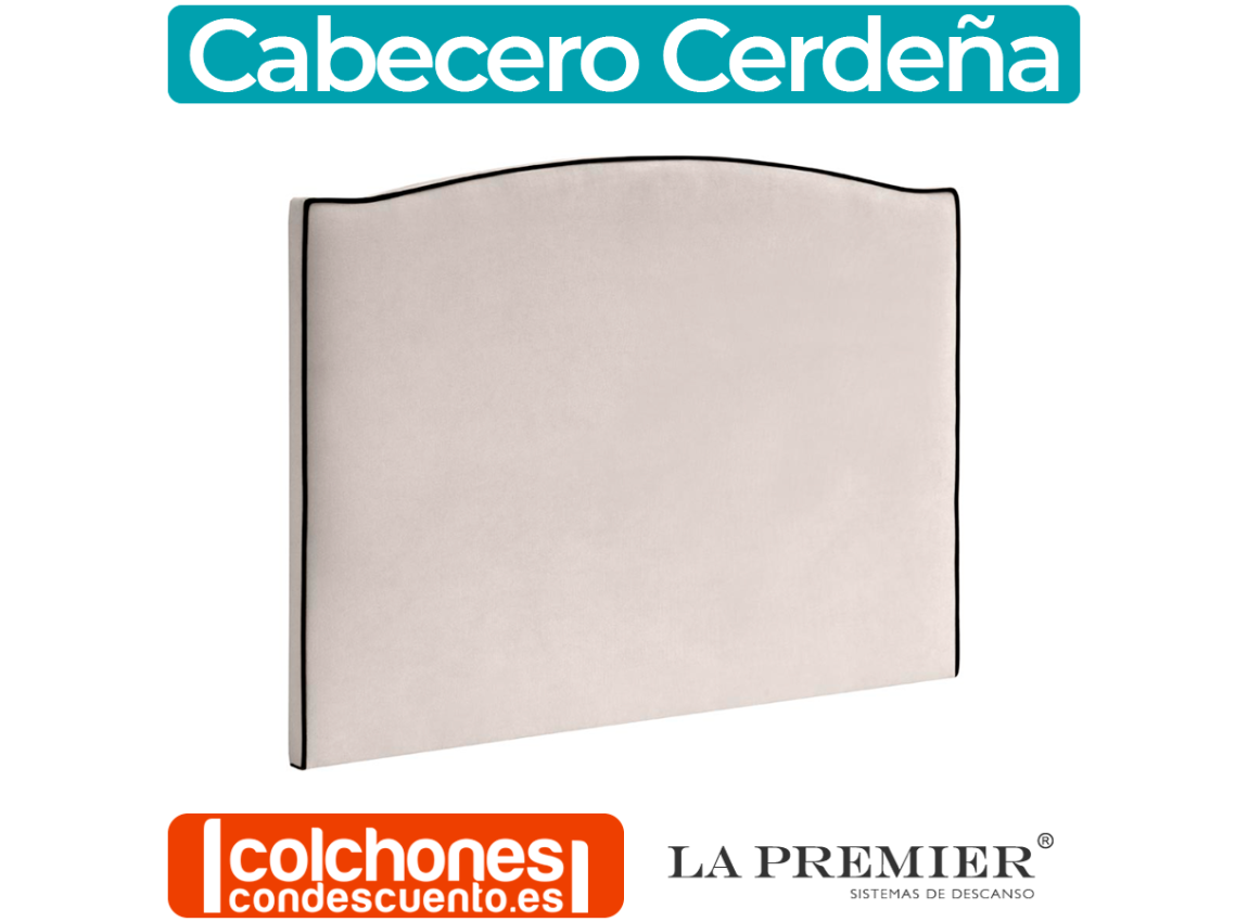 CABECERO Cerdeña para CAMA 135 cm tapizado en VARIOS ACABADOS en STOCK!