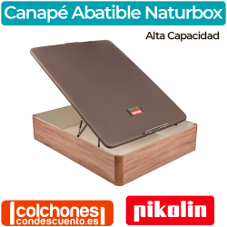Canapé Abatible Naturbox con Tapa 3D Transpirable de Pikolin 